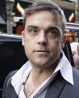 El cantante británico Robbie Williams