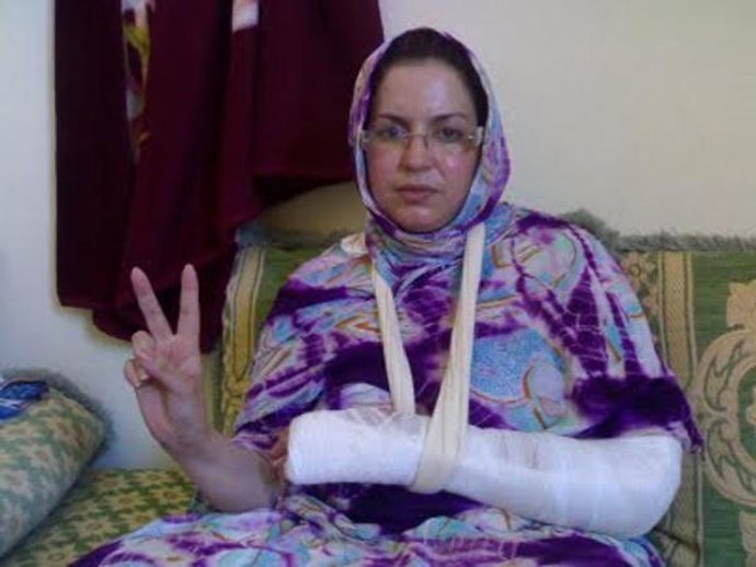 Activista saharaui Sultana Jaya