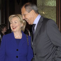 Clinton y Lavrov