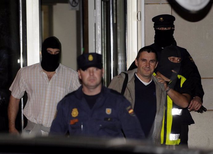 Arnaldo Otegi, detenido en Pamplona