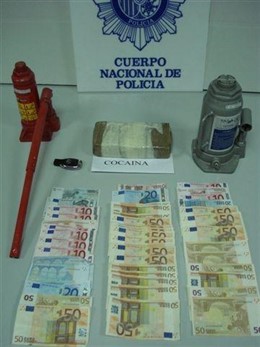 Cocaína y dinero incautado en la operación 'Flexo'
