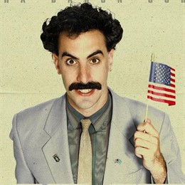 Borat. Sacha Baron Cohen