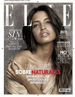 Sara Carbonero para la portada de 'Elle'