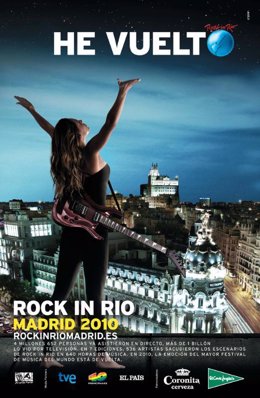 Cartel Promocional de Rock in Rio 2010