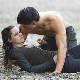 Imagen de Luna Nueva Crepúsculo Taylor Lautner y Kristen Stewart 