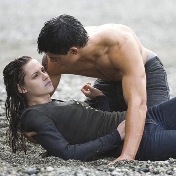 Imagen de Luna Nueva Crepúsculo Taylor Lautner y Kristen Stewart 