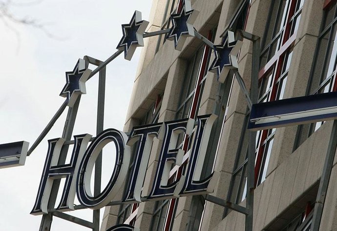 Placa de Hotel en Madrid
