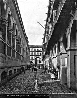 Plaza de la Corredera. Foto Señán 1900