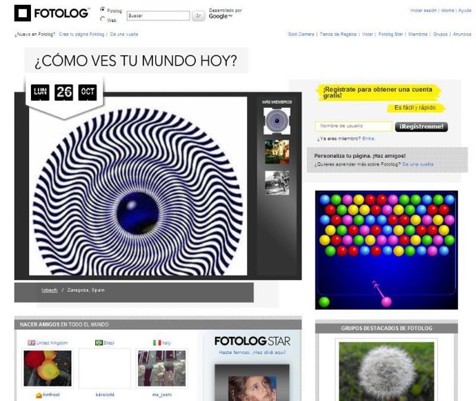 Pantallazo de Fotolog