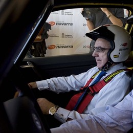 Miguel Sanz en el Circuito de Navarra
