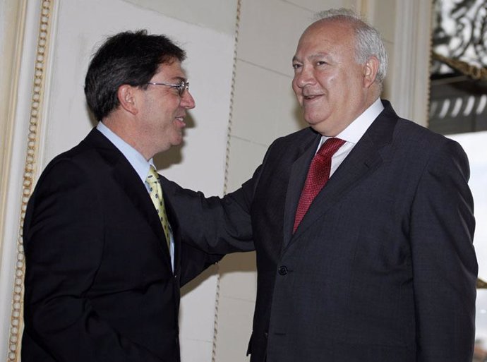 Moratinos y Bruno Rodríguez