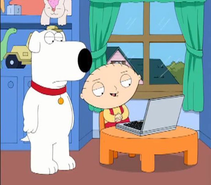 Padre de familia en la promoción de Windows 7