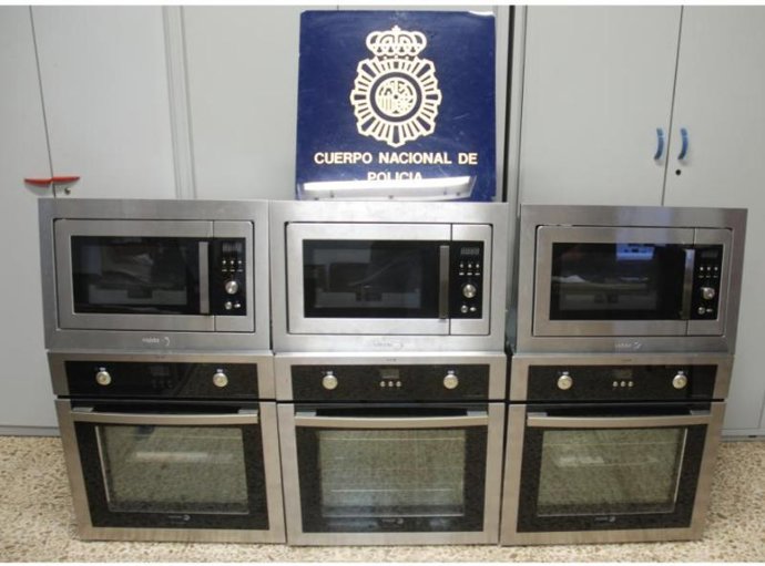 Electrodomésticos robados.