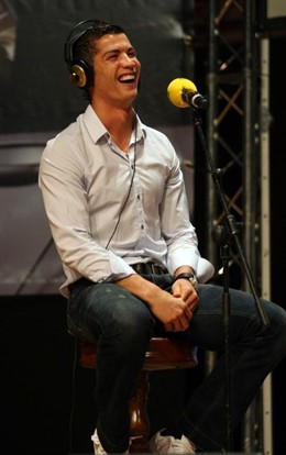 Cristiano Ronaldo en el aniversario de 'El Larguero'