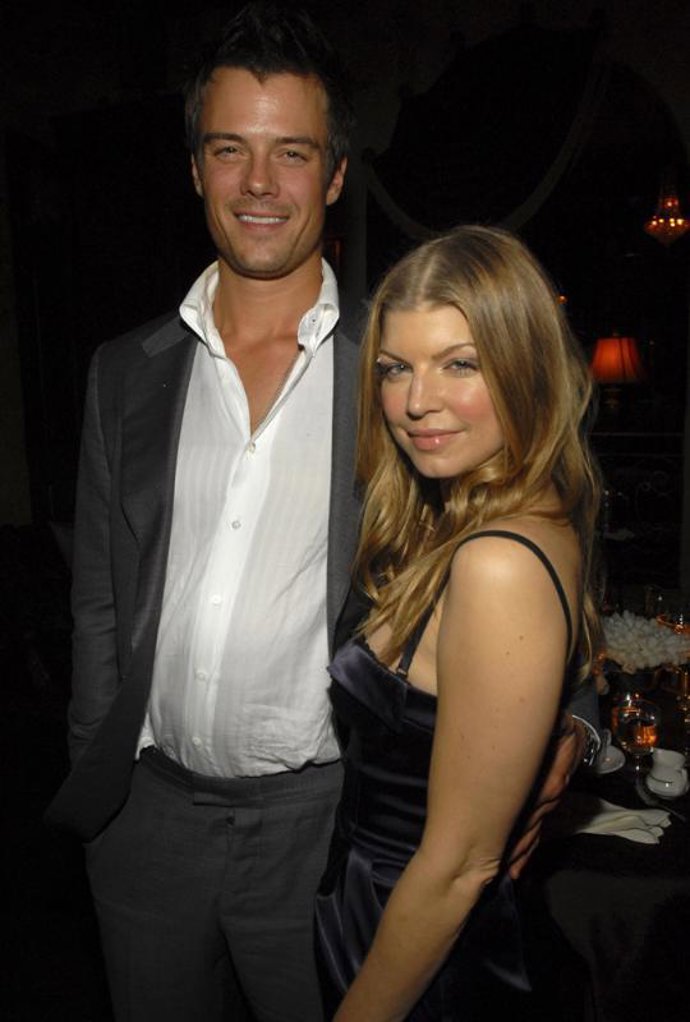 El actor Josh Duhamel y la cantante Fergie