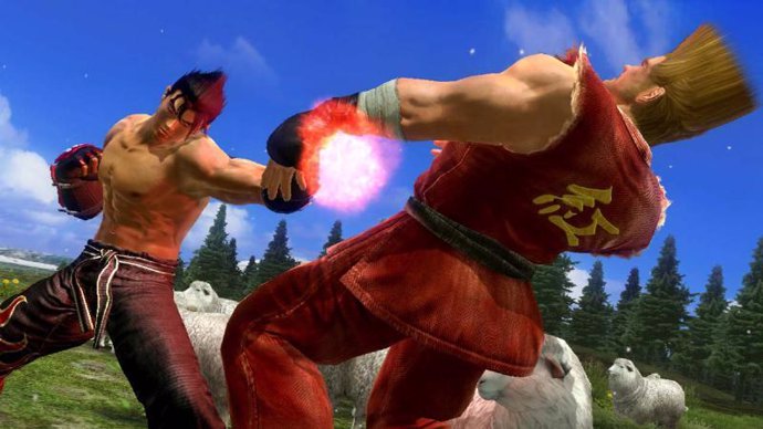 Pantalla del videojuego de lucha Tekken 6