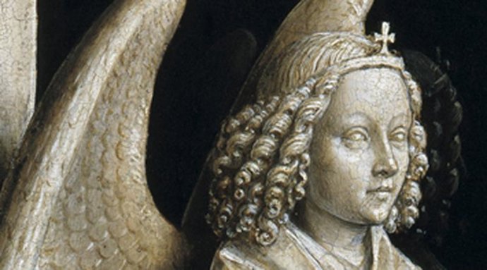 Díptico de la Anunciación de Van Dyck