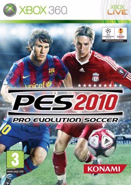 Portada de Pro Evolution Soccer 2010 para Xbox 360