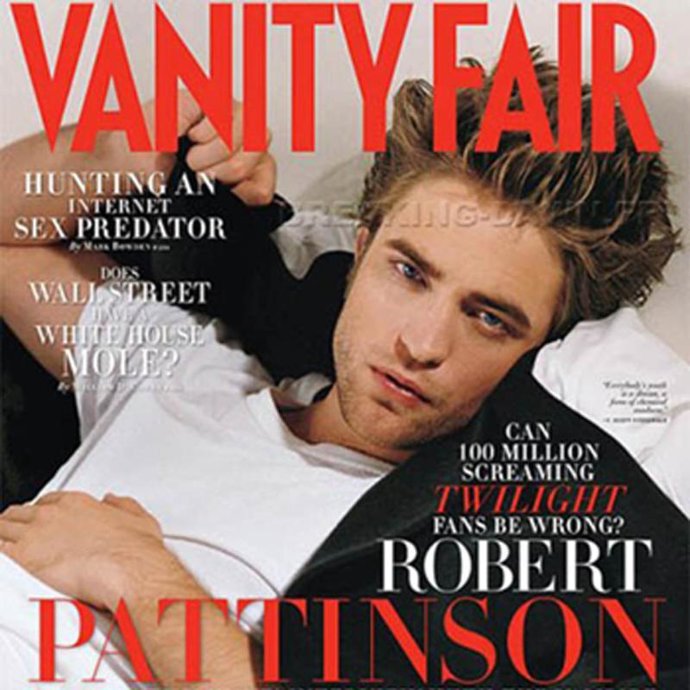 El actor Robert Pattinson, portada de Vanity Fair