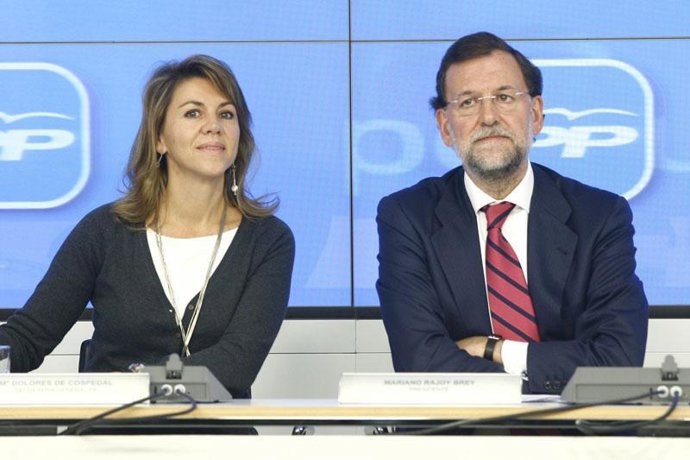 Rajoy y Cospedal en el Comité Ejecutivo de PP