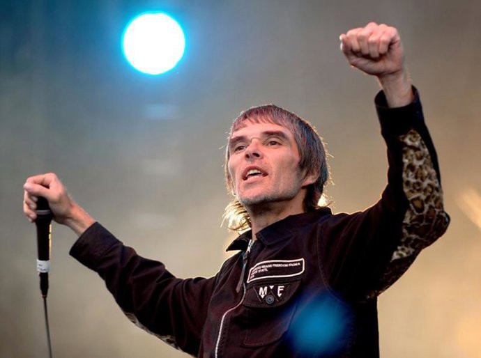 El músico británico Ian Brown, ex cantante de The Stone Roses