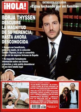 Portada de la revista ¡Hola!