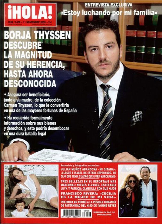 Portada de la revista ¡Hola!