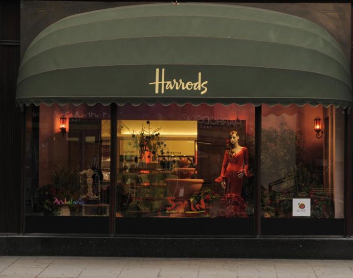 El vestido de Vicky Martín Berrocal en los almacenes 'Harrods'