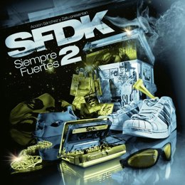 Portada del sexto LP del grupo de rap sevillano SFDK 'Siempre fuertes 2'