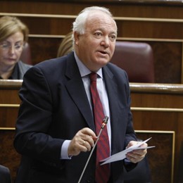 Miguel Angel Moratinos, en el congreso