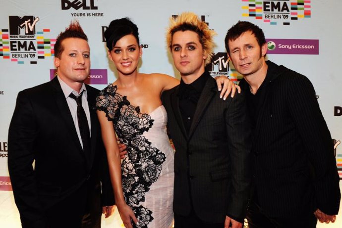 Katy Perry con Green Day