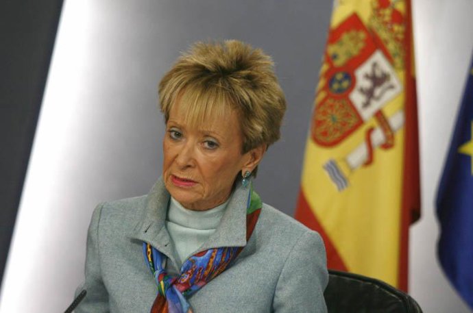 María Teresa Fernández de la Vega en el Consejo