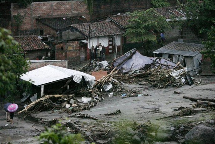 Huracán Ida en El Salvador