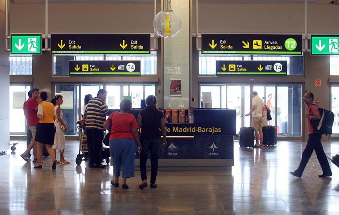 Plano general del aeropuerto de Barajas