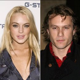 Lindsay Lohan y Heath Ledger