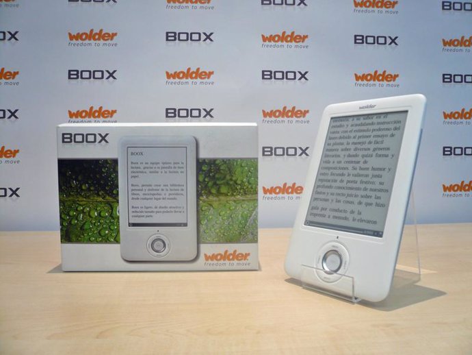 El libro electrónico e-book de Wolder Boox