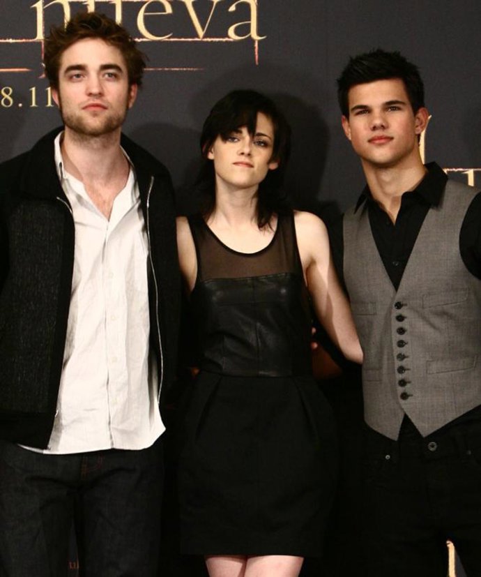 Pattinson Stewart y Lautner presentan Luna Nueva