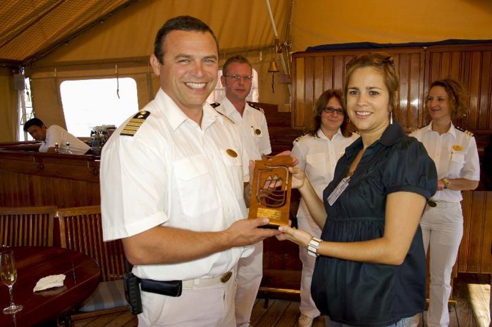 Un momento de la recepción del crucero Sea Club