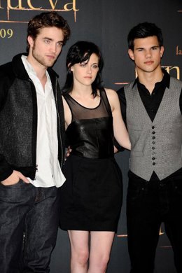 Robert Pattinson, Kristen Stewart y Taylor Lautner presentan 'Luna Nueva'