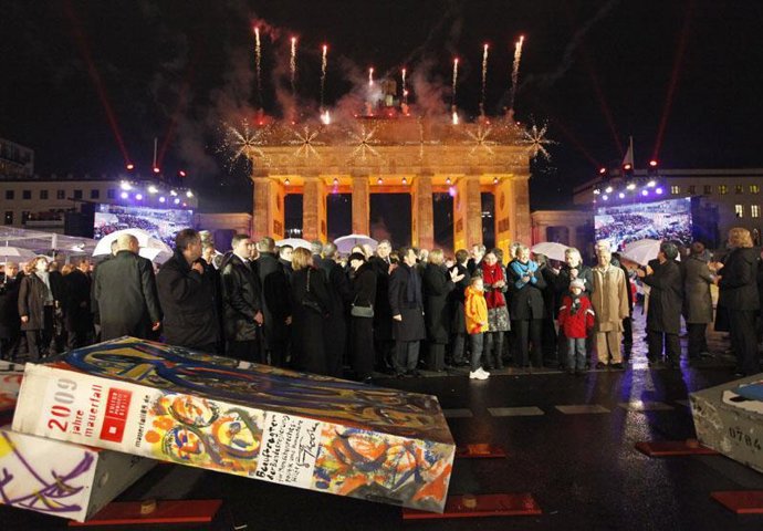 Celebración del XX aniversario de la caida del muro de Berlín