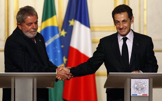 Sarkozy y Lula