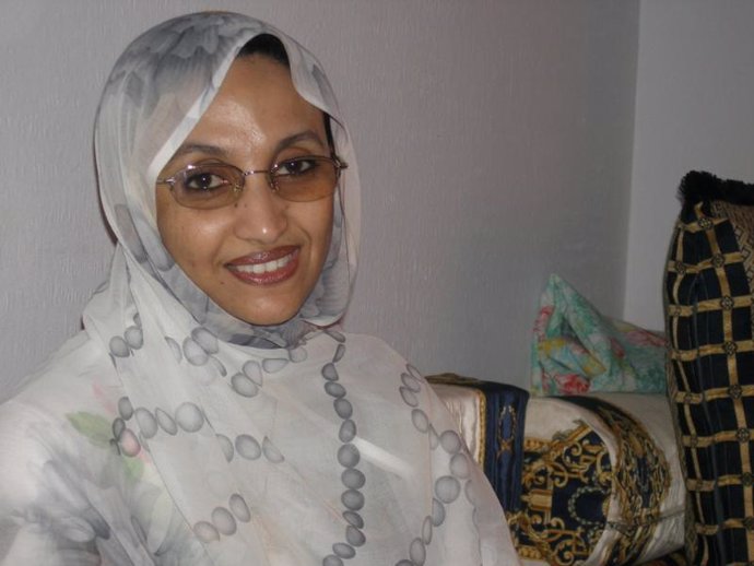 La activista Aminetu Haidar