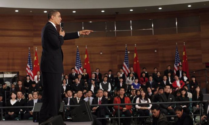 Presidente de EEUU, Barack Obama en Shangai