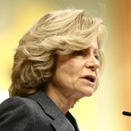 Elena Salgado, en el Congreso de los diputados