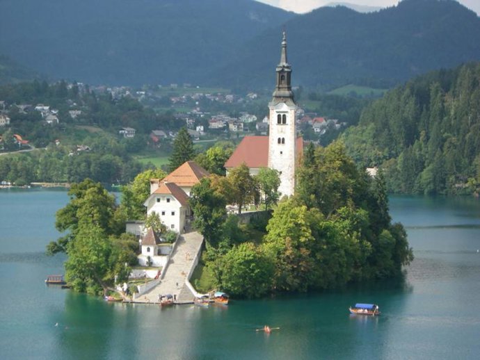 Bled es la única isla de Eslovenia