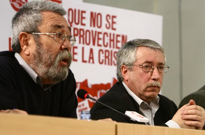 Toxo y Cándido Méndez