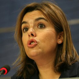 Primer plano de Soraya Santamaría
