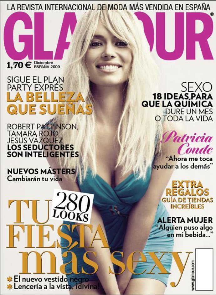 Patricia Conde para la revista 'Glamour'