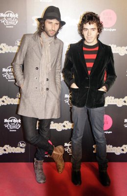 Pereza en la fiesta de la revista 'Rolling Stone'