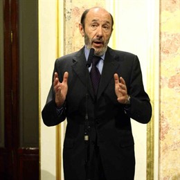 Ministro de Interior, Alfredo Pérez Rubalcaba
